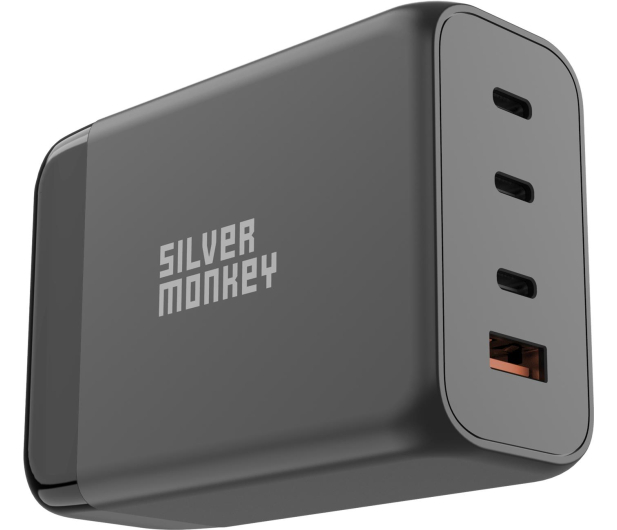 SILVER MONKEY GaN 200W USB-C PD + USB 3.0 QC B - 1097689 - zdjęcie